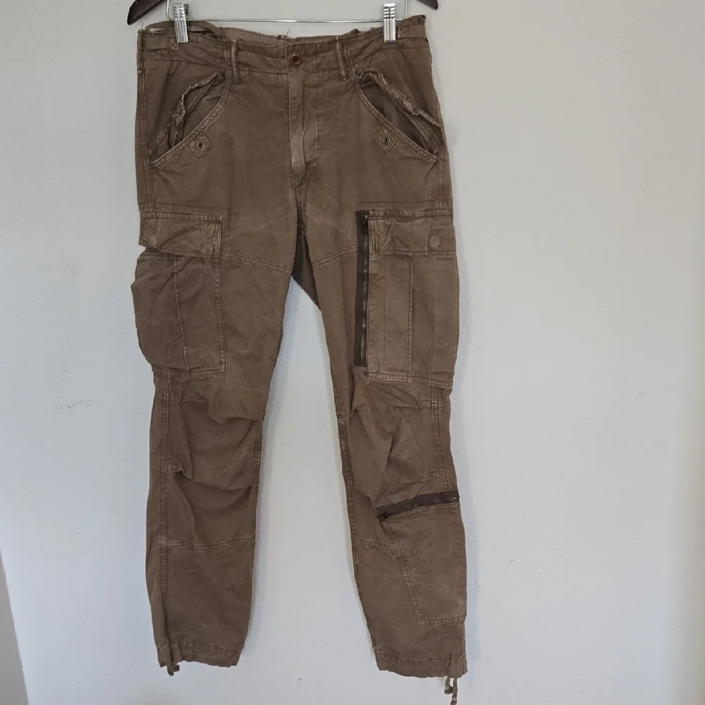 Polo Ralph Lauren Men's Brown Cargo Straight Fit Pants 32×32